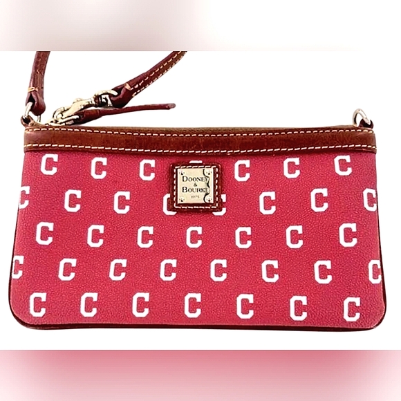 Dooney & Bourke Handbags - Dooney & Bourke Cleveland Indians Leather Wristlet